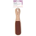Diane 2-Sided Foot File - Smoother Feet and Callus Remover for Men and Women -Wood Handle - 10” x 2 3/8” - D932