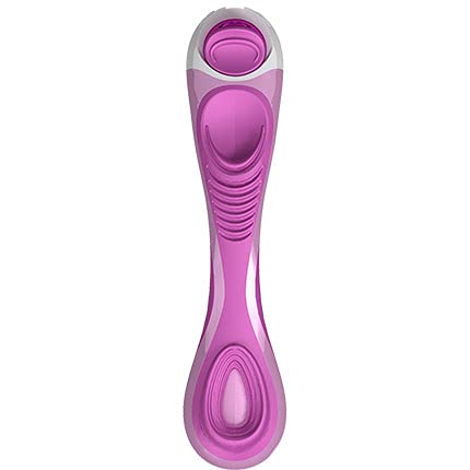 ShaveMOB Ladies Replacement Non-Slip Razor Handle - Pink and White