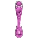 ShaveMOB Ladies Replacement Non-Slip Razor Handle - Pink and White