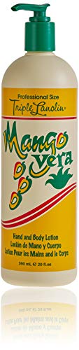 Triple Lanolin Mango Vera Soothing Lotion (20 Oz) - Tropical Mango Scented Aloe & Lanolin Moisturizer for All Skin Types - Deeply Hydrating Hand