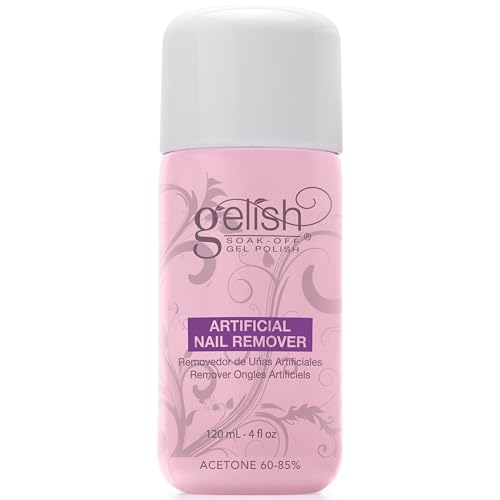 Gelish Artificial Nail Remover - Soak-Off Polish Remover for Fast, Gentle, Prevents Drying, and Maintains Healthy Nails. Ideal for Professional
