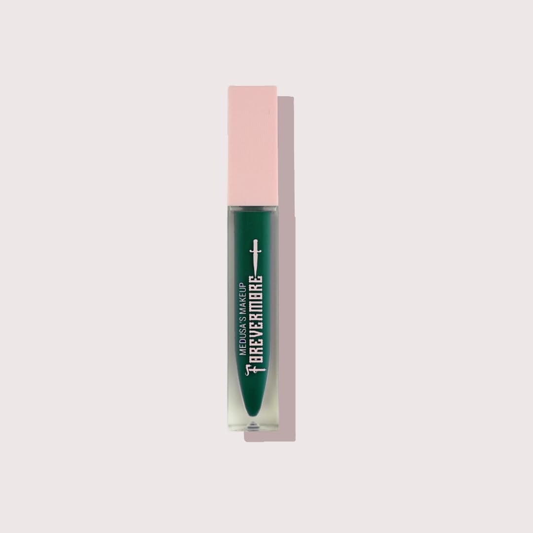 Medusa's Makeup Forevermore Liquid Matte Lipstick Bold, VelvetyMatte Finish - Long-Lasting Wear - Cruelty Free & Vegan (Wicked, 2 fl oz)