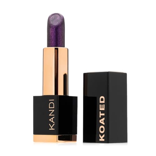 Kandi Koated Satin Lip Color [Night Angel] Soft & Creamy Lipstick by Kandi Burruss | Rich Colors, Paraben-Free, Cruelty-Free Creme Lipstick | Beauty &