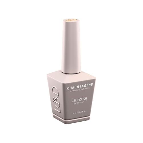 Chaun Legend Gel Nail Polish | Diamond Dust LG5122 (sparkly light nude) | Soak Off UV LED Cure Gel Polish High Gloss 15ml Beauty & Personal Care Chaun Legend Professional Nails