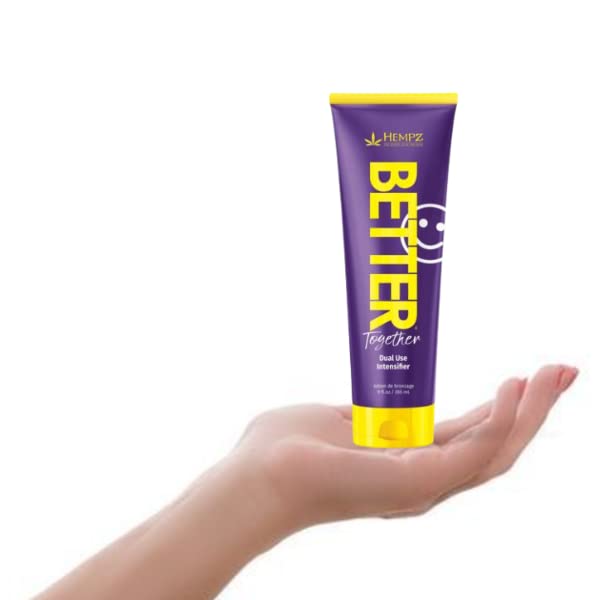 Hempz Better Together Dual Use Intensifier Tanning Lotion 9 ounces. Can be used to UV, Spray Tan and Red Light Therapy
