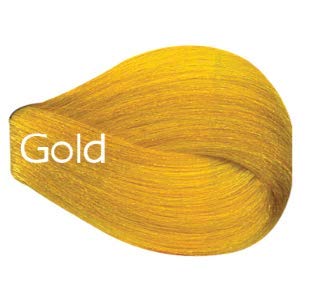 Vivitone Permanent Cream Color GOLD Direct Dye 3oz. - 100% Grey Coverage, Long Lasting Shine, Made in Italy.
