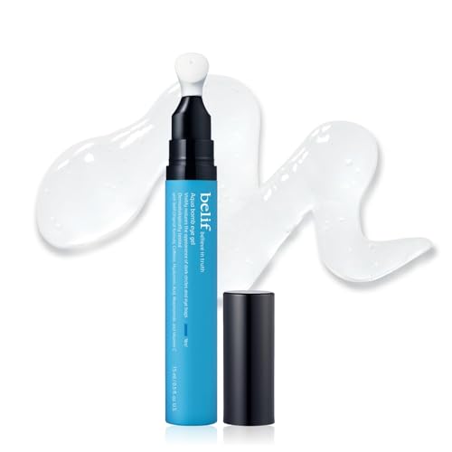 belif Aqua Bomb Cooling Eye Gel - Caffeine & Hyaluronic Acid for Puffiness & Hydration, Niacinamide & Vitamin C for Dark Circles, Adenosine & Collagen Beauty and Personal Care belif Default Title