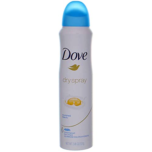 Dove Dry Spray Antiperspirant, Nourished Beauty 3.80 oz (Pack of 3) Beauty and Personal Care Dove