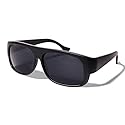 ShadyVEU Old School Gansta Dark Lens OG Shade Locs Style Matte Black Frame Sunglasses