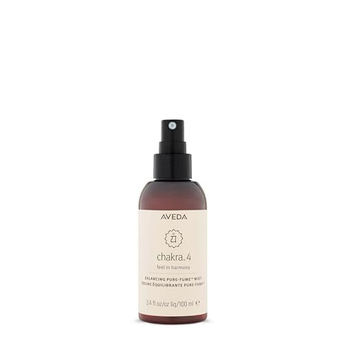 Aveda Chakra 4 Balancing Pure-Fume Mist: Heart | Body & Room Spray | Balances Power Chakra | With Sandalwood, Organic Mandarin & Palmarosa, 3.4 Fl Oz