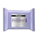 Neutrogena Makeup Remover Night Calming Cleansing Towelettes, Disposable Nighttime Face Wipes to Remove Dirt, Oil & Makeup, 25 ct