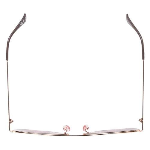 Betsey Johnson Women's Pure Bliss Aviator Sunglasses, Pink, 64 mm