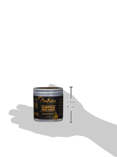 SHEA MOISTURE African Black Soap Clarifying Mud Mask, 6 Ounce