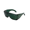 Calabria 3000 Large Fit Over Safety Glasses Fitover Prescription Eyewear Green Men Women Wrap Around Tint Anti Scratch Glare