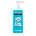 Neutrogena Hydro Boost Face Wash, Fragrance Free, Hydrating Facial Cleanser with Hyaluronic Acid, Daily Foaming Face Wash & Makeup Remover