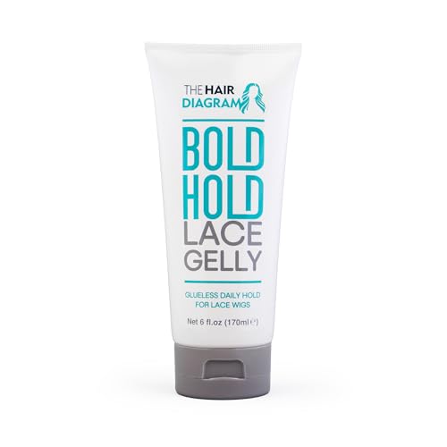 The Hair Diagram - Bold Hold Lace Gelly - Glueless - Temporary Hold Lace Melt Gel For Front Wigs and Hair Systems - Styling Agent For Baby Hairs - Non Beauty and Personal Care The Hair Diagram Default Title