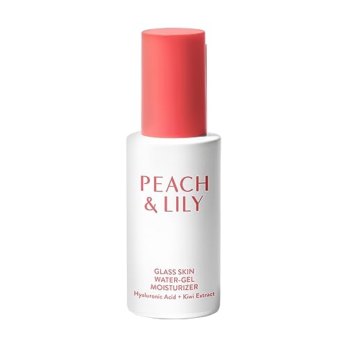 Peach & Lily - Glass Skin Water-Gel Moisturizer (1.69 ounces) - Hyaluronic Acid - Face Moisturizer - Lightweight & Oil Free - Chamomile, Kiwi, & Peach