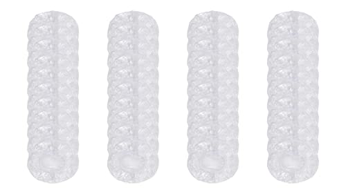 GOUWEIBA 100 pcs Clear Disposable Ear Protectors - Waterproof Ear Cover Caps for Hair Dye Shower Bathing Spa Salon Home Hotel