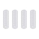 GOUWEIBA 100 pcs Clear Disposable Ear Protectors - Waterproof Ear Cover Caps for Hair Dye Shower Bathing Spa Salon Home Hotel