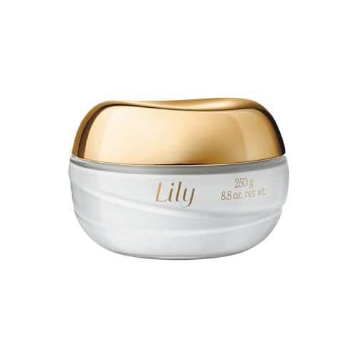 O BOTICARIO Lily Satin Hydrating Body Cream, 24 Hour Fragranced Body Butter for Dry Skin, 8.8 Ounce