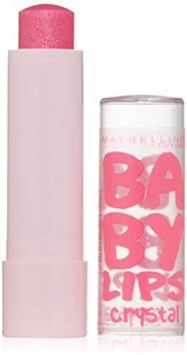 Maybelline New York Baby Lips Crystal Lip Balm, Pink Quartz [140] 0.15 oz (Pack of 2)