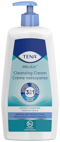 TENA ProSkin Cleansing Cream Cream Rinse-Free Body Wash Tube Mild Scent 16.9 oz. 64430 1 Ct