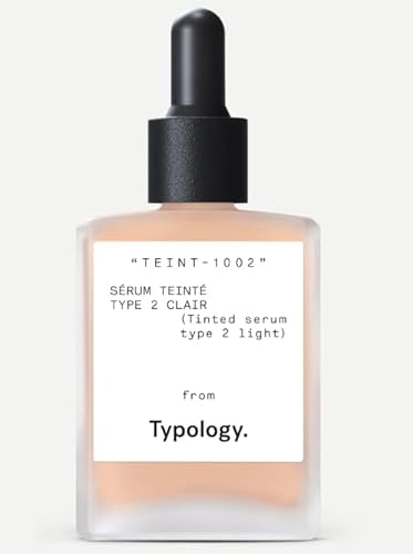 Typology Tinted Serum with Vitamin C, Squalane & Aloe Vera - Type 2 / Light + + Bonus Premium Korean AloeVera Sheet Masque