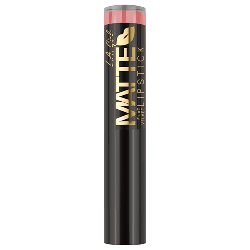 L.A. Girl Matte Flat Velvet Lipstick, Hush GLC813