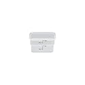 Cambro 2SFSP148 White Poly 2 Qt CamSquare Container