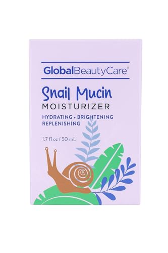 Global Beauty Care Snail Mucin Moisturizer Hydrating Brightening Replenishing 1.7 fl oz / 50mL