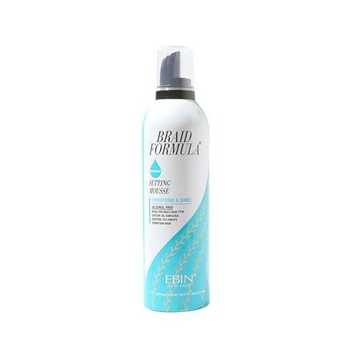 EBIN NEW YORK Braid Formula Setting Mousse (12.49 oz, Peppermint)