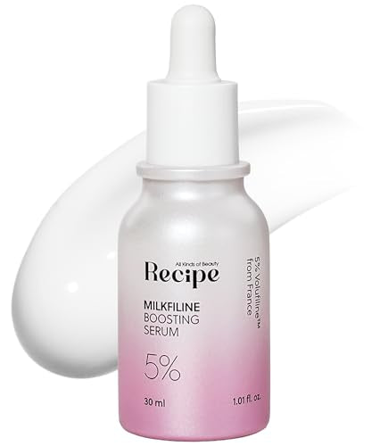 Recipe Milkfiline Boosting Ampoule - Age-Defying, Soothing & Hydrating Face Serum with 5% Volufiline, Niacinamide & Azelaic Acid for Dull, Dry Skin Beauty and Personal Care RE:CIPE Default Title