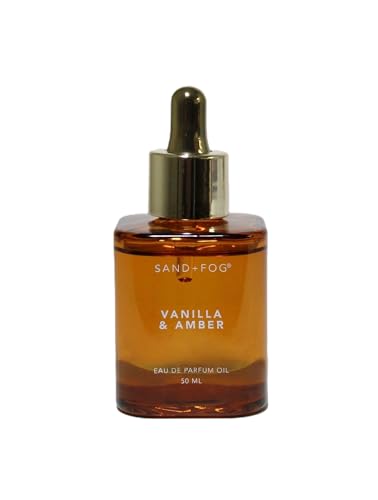 Sand + Fog Vanilla & Amber Eau de Parfum Oil, 1.7oz 50ml, Dropper Bottle Beauty and Personal Care Sand + Fog Default Title