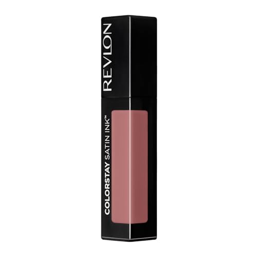 Revlon ColorStay Satin Ink Liquid Lipstick, Longwear Rich Lip Colors, Formulated with Black Currant Seed Oil, 007 Partner in Crime, 0.17 fl oz