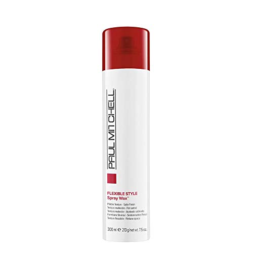 Paul Mitchell Spray Wax, Pliable Texture, Satin Finish, For All Hair Types, Especially Fine to Medium, 7.5 oz