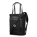 Samsonite Mobile Solutions 2 Convertible Backpack, 3-in-1 Tote, Crossbody & Laptop Backpack with Padded Laptop Sleeve, Water Bottle Pocket, Front Organizer, StackIt™ Strap, Travel & Everyday Bag