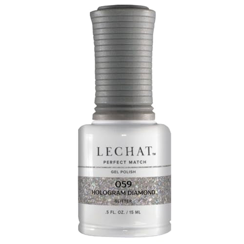LeChat Perfect Match Gel Polish, Hologram Diamond, 0.5 Fl Oz (PMS59) Beauty & Personal Care LECHAT
