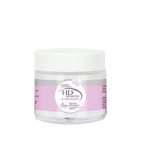 EZ Flow High Definition White Powder False Nails, 0.75 Ounce