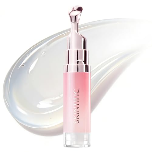 SKINTIFIC Peptide Brightening Lip Serum, Hydrating & Plumping Tinted Lip Gloss, Moisturizing Lip Balm with Polypeptides & Squalane for Glossy Sheer Beauty and Personal Care SKINTIFIC Default Title