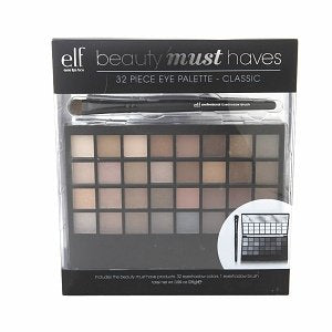 e.l.f. 32 Piece Eyeshadow Palette, 0.99 Ounce