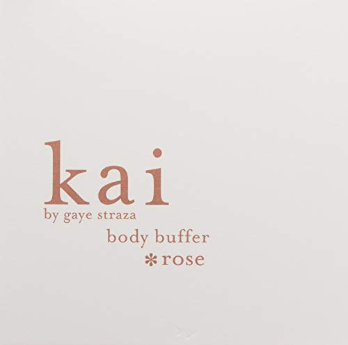 kai Body Buffer Rose, 2 Count, Innovative Bath sponges that Gently exfoliates Skin While Cleansing the Body with a Fresh + Clean Gardenia Rose