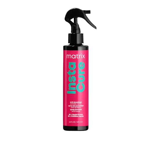 Matrix Instacure Anti-Breakage Leave-In Porosity Spray - Reduces Split Ends & Detangles, Repairs & Strengthens Hair, For Dry, Damaged, Color-Treated