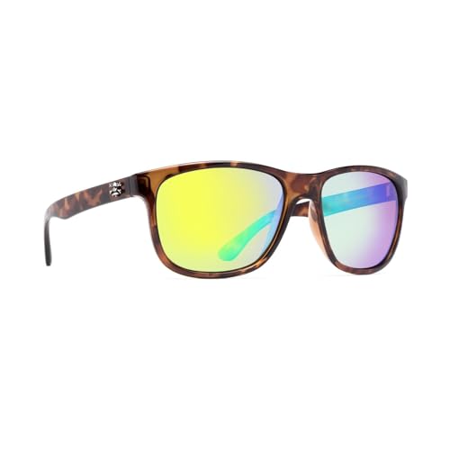 Calcutta Maya Polarized Sunglasses Tortoise/Green Mirror Lens