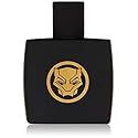 Marvel Black Panther, Fragrance, For Men, Eau De Toilette, EDT, 3.4oz, 100ml, Cologne, Spray, Made in Spain, By Air Val International, Black and Gold
