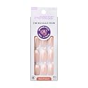 Kiss Impress No Glue Mani Press On Nails, French, 'Genuine', Light Neutral + White Tip French, Medium Size, Coffin Shape, Includes 30 Nails, Prep Pad Beauty & Personal Care imPRESS