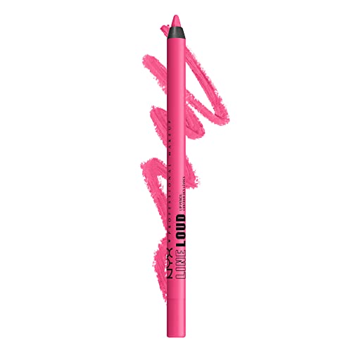 NYX PROFESSIONAL MAKEUP Line Loud Lip Liner, Longwear and Pigmented Lip Pencil with Jojoba Oil & Vitamin E - Movin' Up (Bright Pink Peach) Beauty & Personal Care NYX PROFESSIONAL MAKEUP