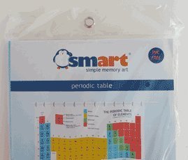 SMART by Simple Memory Art Periodic Table Shower Curtain (EVA Vinyl) - The Official Curtain on The Big Bang Theory