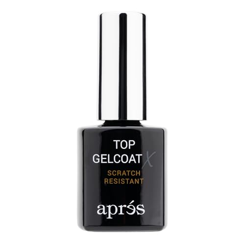 APRÉS Top Gelcoat X - 15ml - Scratch Resistant Gel Nail Polish Soak Off Top Coat Glossy Finish Beauty & Personal Care APRÉS