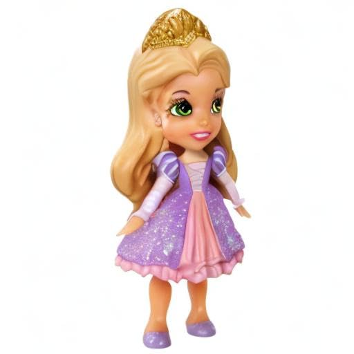 Jakks Pacific Princess Doll Disney-Rapunzel, Multi-Colour, 7.5 cm (84632)