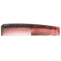G.B.S Handmade Styling Grooming Comb - 7" Tortoise Coarse All Purpose Fine Dressing Comb - Smooth Tapered Teeth Cellulose Acetate, Everyday Hair
